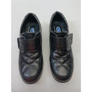 Dr. Scholl's Advanced Comfort Black Leather Walk/Work Shoes l Size: 7M